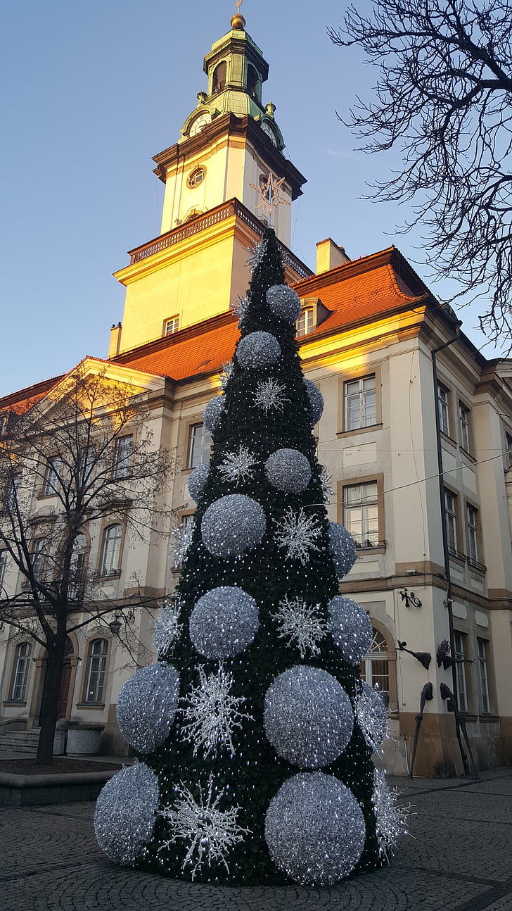 Weihnachtsbaum, Hirsch, Berg, der Markt, Hirsch Berg