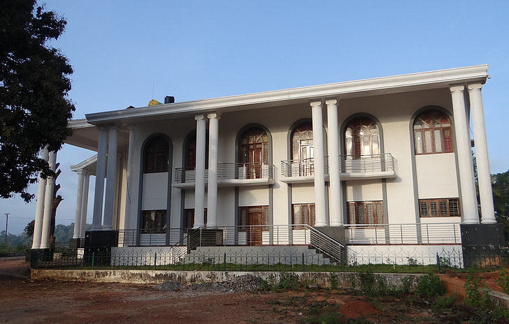 Circuit house, Holiday mansion, jogga falls, Karnataka, Indien, arkitektur, landmärke