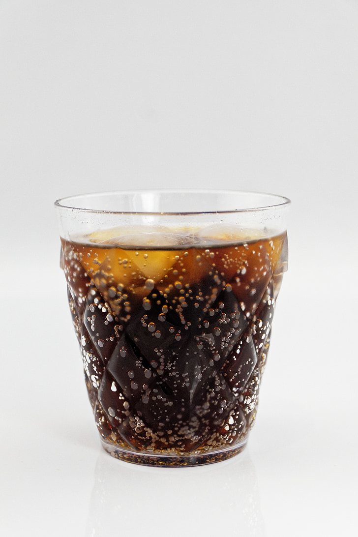 напитка, erfrischungsgetränk, освежаване, пенливи, лед, кубчета лед, Кока-кола