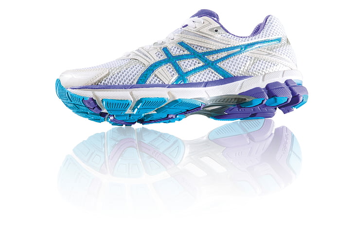 running shoe, shoe, asics, highly functional, run, keen on sport, sport shoe