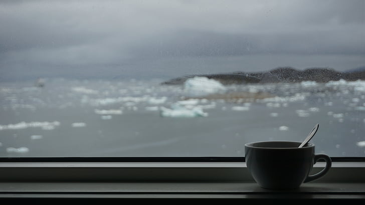 kohvi, Sea, liustikud, Gröönimaa