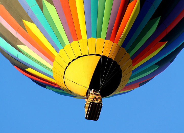 hot air balloon, balloon, colors, sky, air, hot