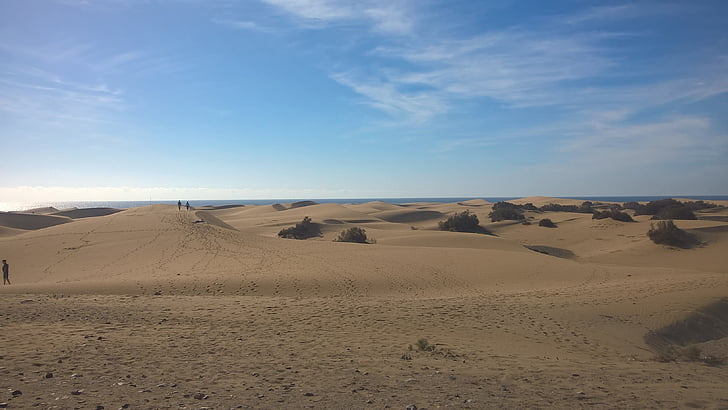 dunas, arena, Playa