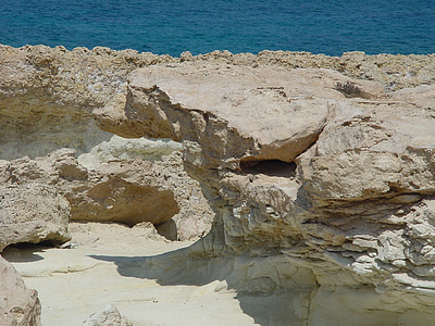 Chipre, rocas, Mediterráneo, Europa, Costa