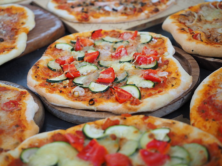 pizza, bake, nutrition, eat, food, delicious, cook