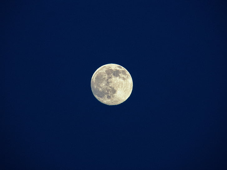 місяць, ніч, повний місяць, місячний, Астрологія, космос, простір