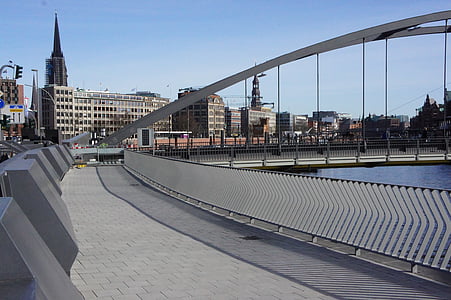 Hamburg, brug, bouw