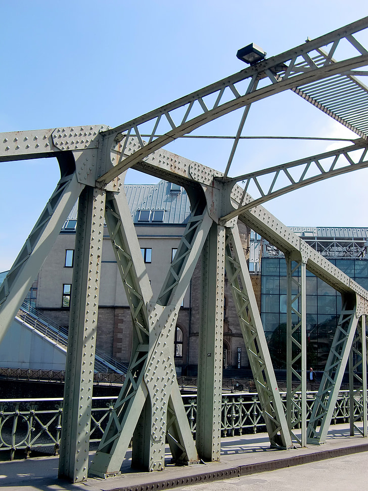 Pont, Colònia, acer, metall, arc, construcció, estàtica