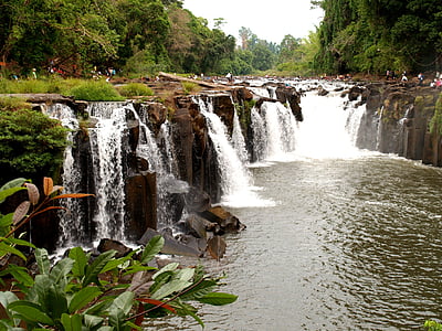 waterval, Falls, Val, natuurlijke, bos, schilderachtige, Stream