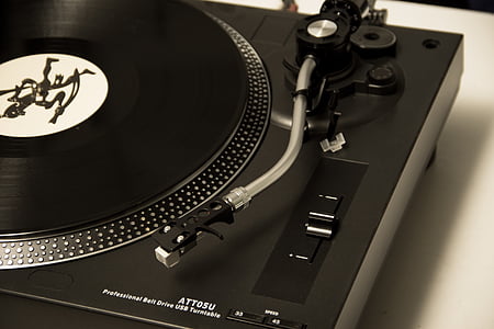 LP, DJ, âm nhạc, cầu thủ ghi, kỷ lục, Bàn xoay, âm thanh