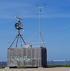 weather station, automated, weather data, data collection, radio transmission, radar, satellite dish