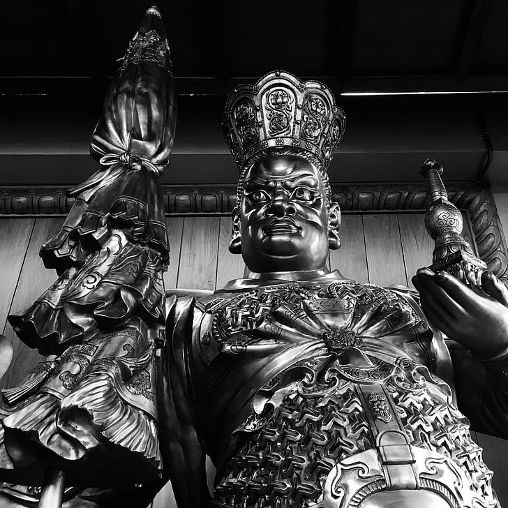 Buddhismus, Šanghaj, chrám, Čína, náboženství, kultura, socha