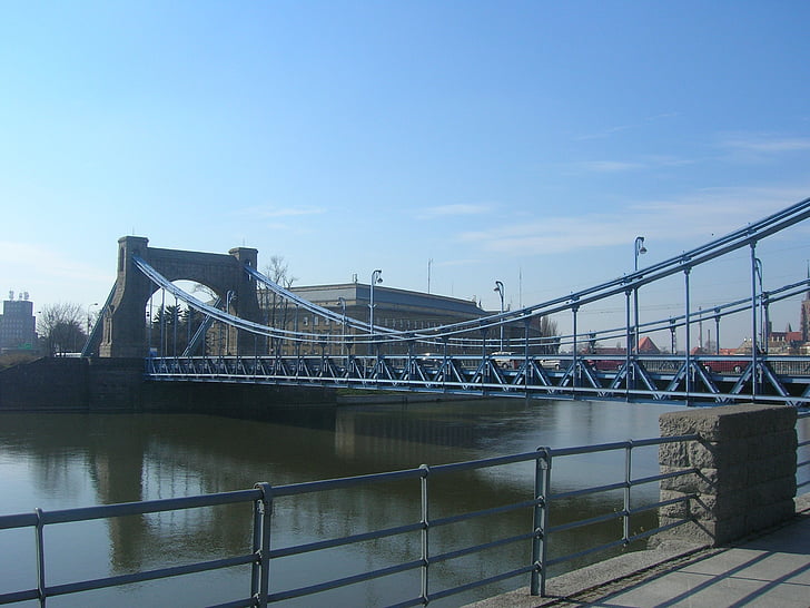 Bridge, grunwaldzki bridge, Wrocław