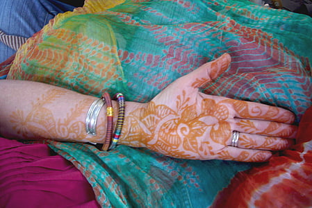 hena, decoração, cultura, projeto, indiano, floral, padrão