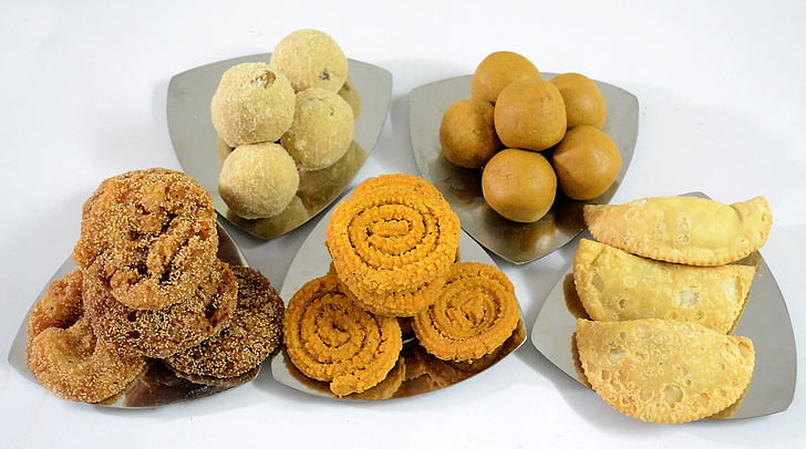 Ấn Độ, Diwali, thực phẩm, laddu, Ngọt ngào, Lễ kỷ niệm, Gulab