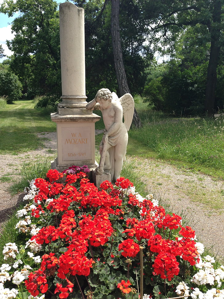 Mozart, tomba, Viena, Leopold mozart, memorial de Mozart, Monument, música