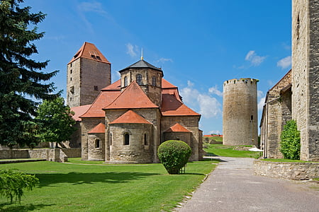 Замок, querfurt, Саксонія Ангальт, Німеччина, Архітектура, Визначні пам'ятки, Будівля