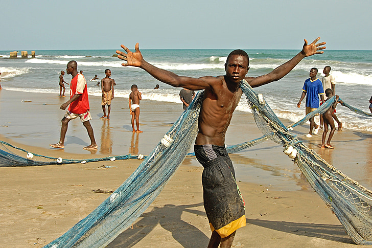 fischer, fishing, sea, african, poeople, boy, young