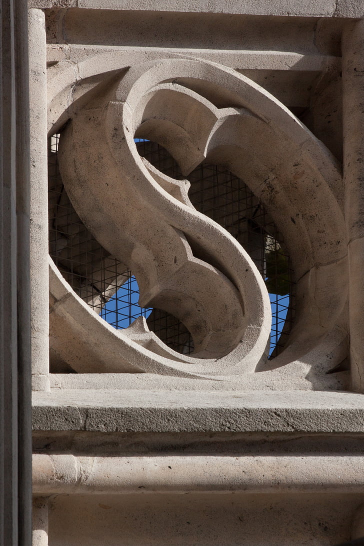 két darab hal húgyhólyag, Hal buborék, s, kerület, Square, gótikus, Münster