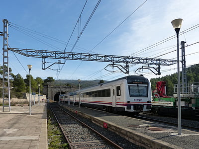 Tren, istasyonu, Tünel, Demiryolu