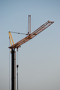 baukran, site, crane arm, build, crane, crane boom, boom