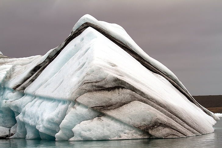 iceland, driving iceberg, steam, glacier, icebergs, lagoon, jökulsárlón glacier lagoon