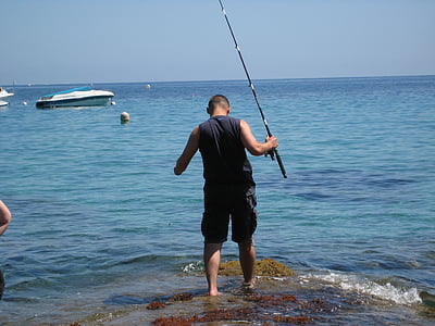 ribolov, ribolov, vode, more, riba, slobodno vrijeme, štap