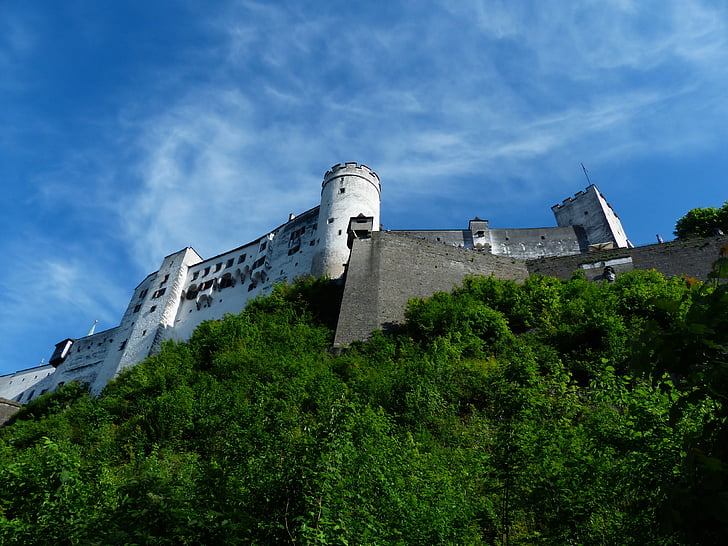 pevnost Hohensalzburg, hrad, pevnost, orientační bod, obranná věž, Strážná věž, věž