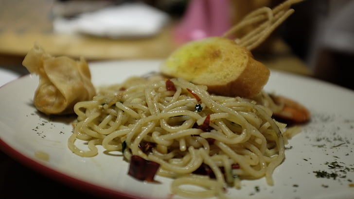 food, spaghetti, pasta, italian, dinner, lunch, cuisine