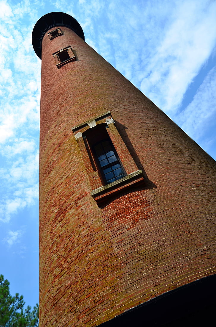lighthouse, outer banks, perspective, light, beacon, historic, obx