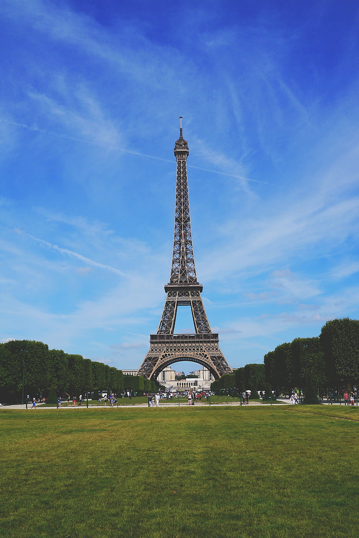 paris, france, tower, architecture, steel structure, places of interest, building