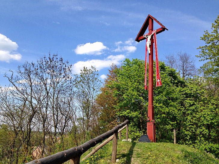 Croix, Iłża, Pologne, Tourisme, vue