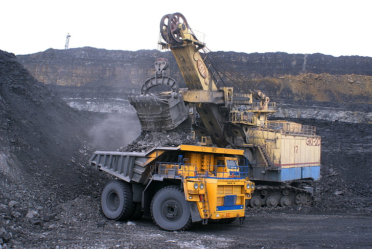 industri, Dumper, mineral, batu bara, proporsi raksasa, belaz, Mobil