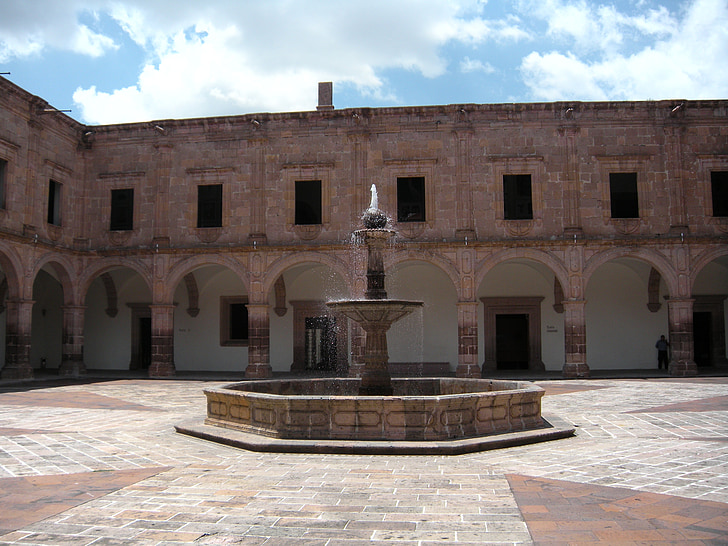 Brunnen, Wasser-Brunnen, Roman, Antike, Gebäude, Architektur, Colonial