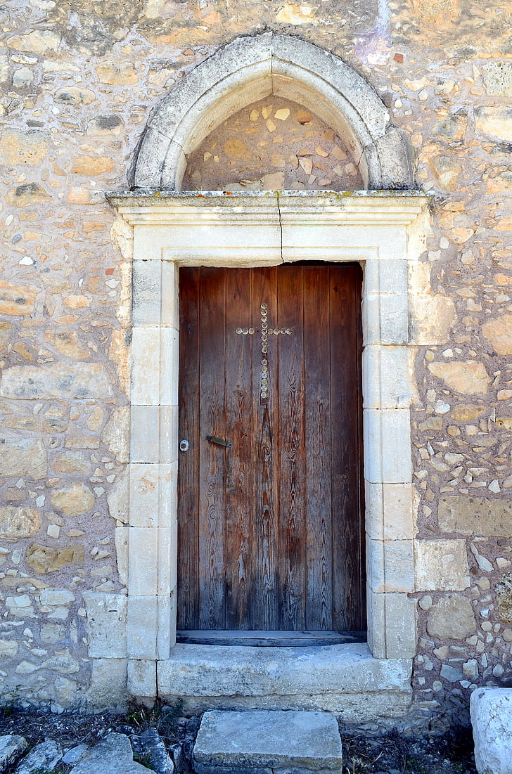 durvis, baznīcas durvis, veco durvju, baznīca, vecais, Žagars, portāls