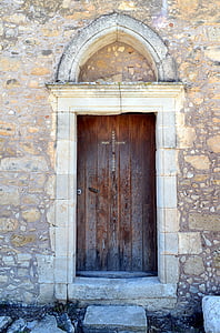 pintu, pintu gereja, pintu tua, Gereja, lama, kayu, Portal