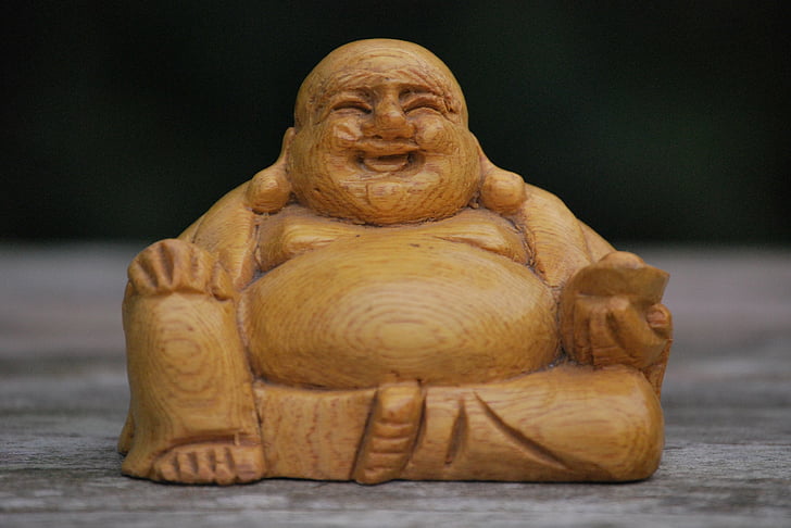 Buddha, Vietnam, ručně vyráběné, dřevo, víra, kultura, Spiritualita