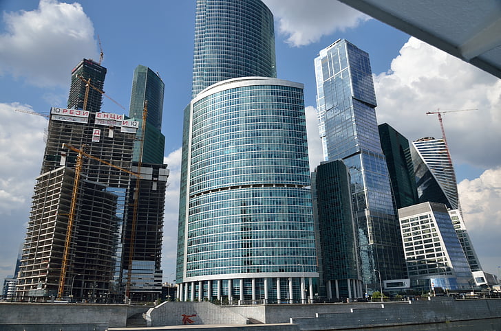 moscow, moscow city, skyscraper, skyscrapers, office