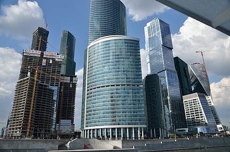 Μόσχα, πόλη: Μόσχα, ουρανοξύστης, ουρανοξύστες, γραφείο