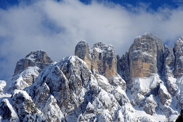 Monte civetta, Alleghe, Dolomity, Benátsko, Belluno, Itálie, Alpy