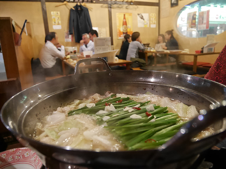Giappone, cucina, Hakata, pollo alla griglia, Motsu nabe, Cheers, Turismo