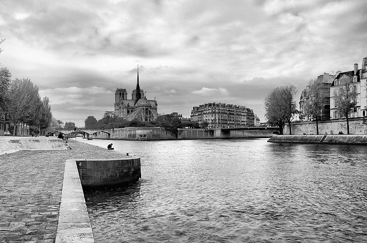 Paris, sông, kiến trúc, du lịch, đô thị