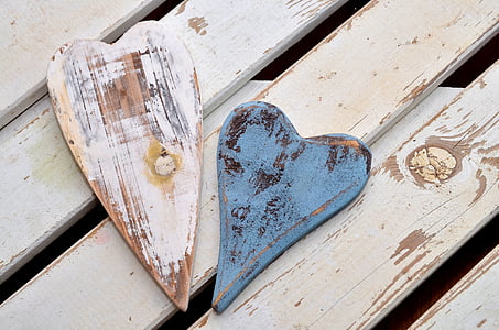 corazón, madera, amor, simbólico, símbolo, afecto, corazón de madera