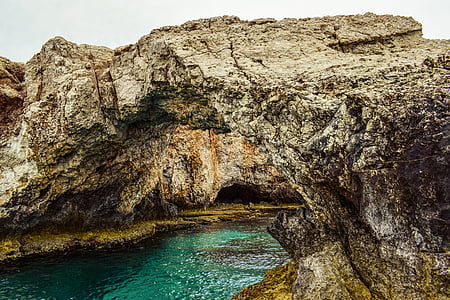 arche naturelle, rocheux, formation, grottes marines, érosion, paysage, nature