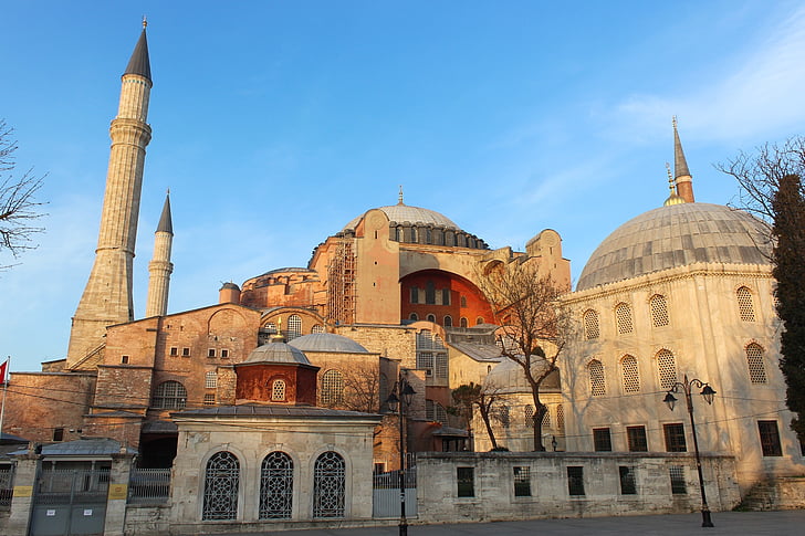 Istanbul, Turčija, Sveti sophie, cerkev, Hagija Sofija, mošeja, spomenik