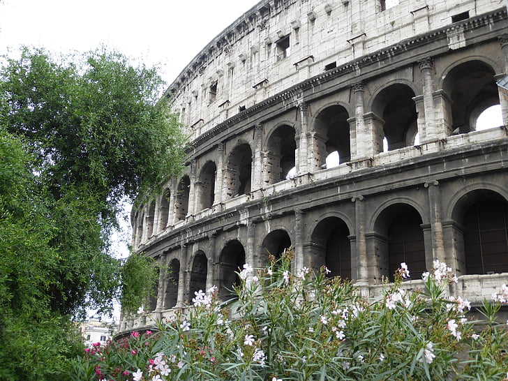 Roma, ruínas, Coliseu, antiguidade