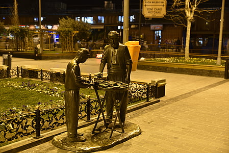 ottomano, Eminönü, Gran Bazar, scultura