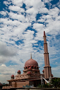 religion, moske, lys, Sky, Malaysia, islam, minaret