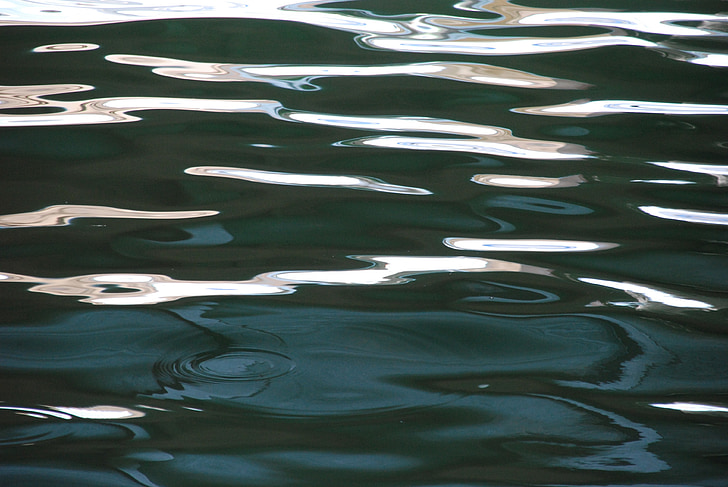 water, mirroring, reflection, reflections, port, water surface, sea