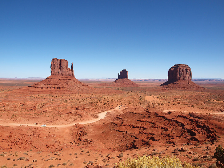 Arizona, Utah, paisagem, montanha, deserto, Estados Unidos da América, Vale do monumento